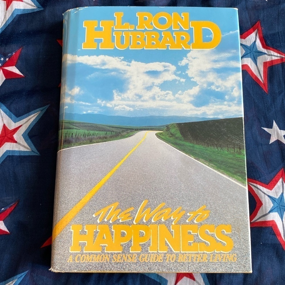 The Way To Happiness by L. Ron Hubbard Hardcover Book Dust Jacket